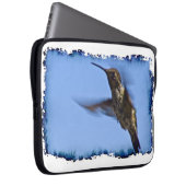Hummingbird White Edge Laptopschutzhülle (Vorne Rechts)