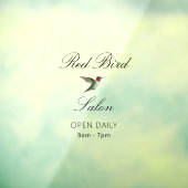 Hummingbird Window Cloning Fensteraufkleber (Blatt 3)