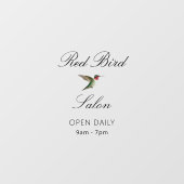 Hummingbird Window Cloning Fensteraufkleber (Blatt)