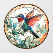 Hummingbird Window Cloning Fensteraufkleber (Blatt)