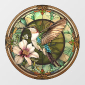 Hummingbird Window Cloning Fensteraufkleber (Blatt)