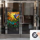 Hummingbird Window Cloning Fensteraufkleber (Büro Tür)