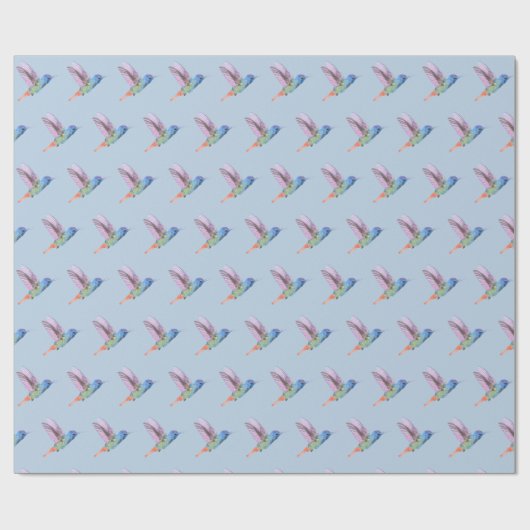 Hummingbird Wrapping Paper Geschenk Wrap Geburtsta Geschenkpapier (Flach)
