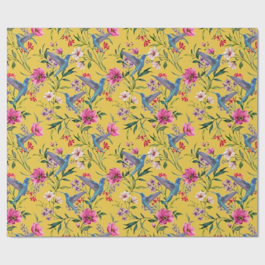 Hummingbird Wrapping paper Geschenkpapier (Flach)