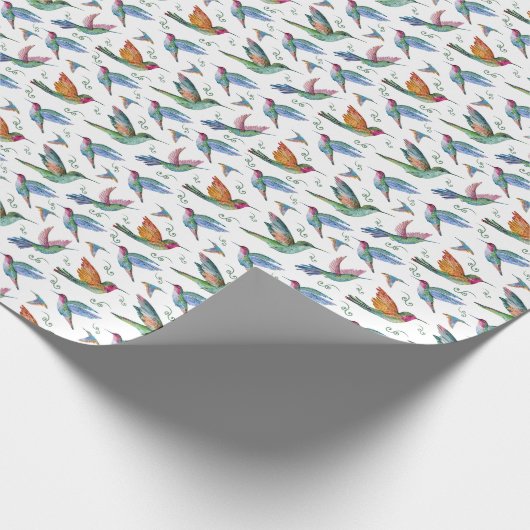 Hummingbird Wrapping Paper Geschenkpapier (Ecke)