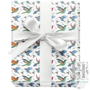 Hummingbird Wrapping Paper Geschenkpapier