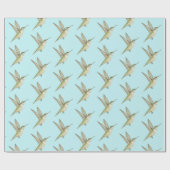 Hummingbird Wrapping Paper Geschenkpapier (Flach)