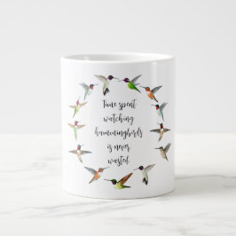 Hummingbird Wreath Jumbo-Tasse