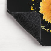 Hummingbird Yellow Sunflower Childhood Cancer Awar Mousepad (Ecke)