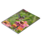 Hummingbird Zinnia Blume Notizblock (Linke Seite)