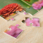 Hummingbird Zinnia Blume Puzzle (Seite)