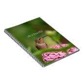 Hummingbird Zinnia Flower Garden (my photography) Notizblock (Rechte Seite)