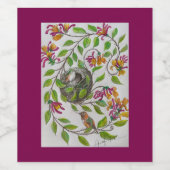 Hummingbird Zuhause Wine Label Weinetikett (Einzelnes Label)