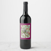 Hummingbird Zuhause Wine Label Weinetikett (Vorderseite)