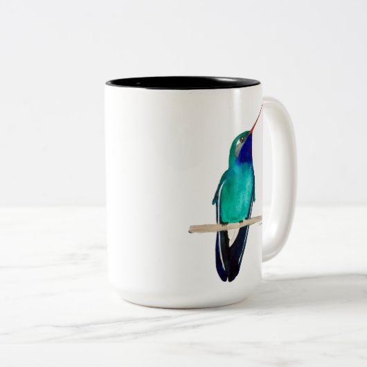 Hummingbird Zweifarbige Tasse (VorderseiteRechts)