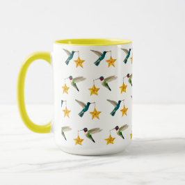 Hummingbirds and Stars Zwei-Tone-Tasse Tasse