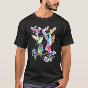Hummingbirds Bird Niedlich Hummingbird Bird Watchi T-Shirt