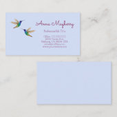 Hummingbirds Business Card Visitenkarte (Vorne/Hinten)