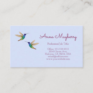 Hummingbirds Business Card Visitenkarte