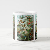 Hummingbirds by Ernst Haeckel, Vintage Vogelbäume Jumbo-Tasse (Vorderseite)