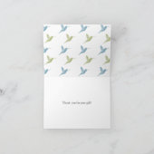 Hummingbirds Danke (Innenseite)