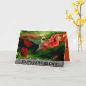 Hummingbirds Day Card Karte (Gelbe Blume)