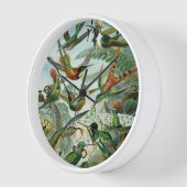 Hummingbirds - Ernst Haeckel Uhr (Winkel)