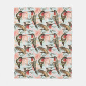 Hummingbirds Fleece Blanket (Vorderseite)