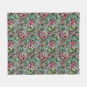 Hummingbirds Fleece Blanket (Vorderseite (Horizontal))