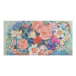 Hummingbird's Floating Garden Poster