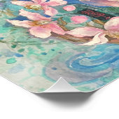 Hummingbird's Floating Garden Poster (Ecke)
