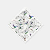 Hummingbirds Flying Napkins Serviette (Ecke)