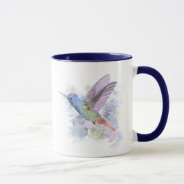 Hummingbirds Garden Bird Wasserfarbe Kunst, Dichtu Tasse