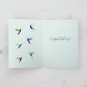 Hummingbirds Glückwunsch Karte (Innenseite)