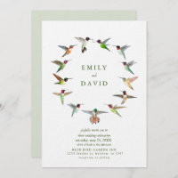Hummingbirds Hochzeit Einladung
