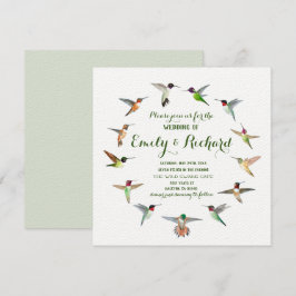 Hummingbirds Hochzeit Einladung