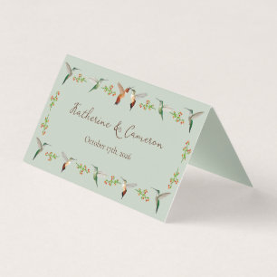 Hummingbirds Hochzeitsplatzkarten