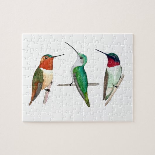 Hummingbirds jigsaw puzzle (Horizontal)