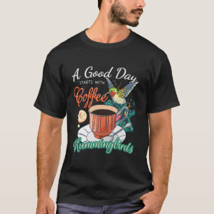 Hummingbirds Kaffee Lover Nectar Feeder Animal Bie T-Shirt