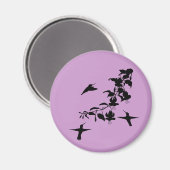 Hummingbirds Magnet (Vorderseite/Rückseite)