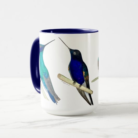 Hummingbirds Mug Tasse (Vorderseite Links)