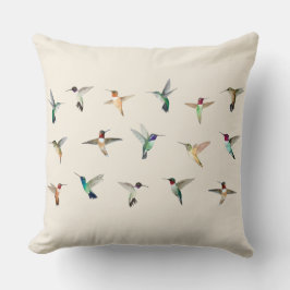 Hummingbirds of North America Throw Kissen