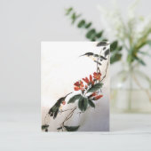 Hummingbirds Postkarte (Stehend Vorderseite)