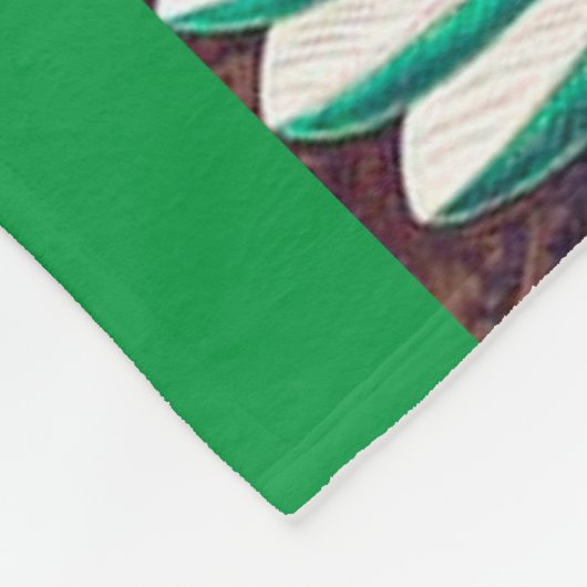 Hummingbirds print 1904 fleecedecke (Ecke)