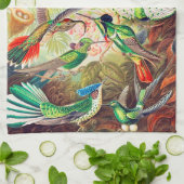 Hummingbirds print 1904 geschirrtuch (Gefaltet)