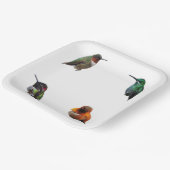 Hummingbirds Schlicht Backpaper Teller (Gewinkelt)