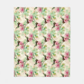 HummingBirds-Serie - Design 2 Fleecedecke (Vorderseite)