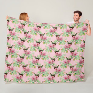 HummingBirds Series Design One ~ Groß Fleecedecke