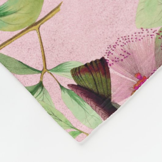 HummingBirds Series Design One ~ Groß Fleecedecke (Ecke)