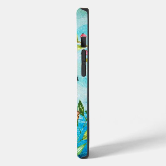 Hummingbirds Sunrise Blumengarten Botanischer Gart Case-Mate iPhone Hülle (Rückseite / Links)